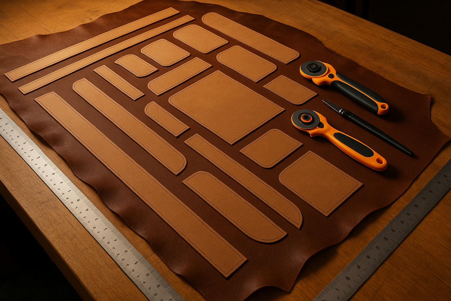 Cutting Leather Without Waste: Smart Layout Tips